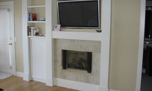 Soulstice Fireplace located in a master bedroom