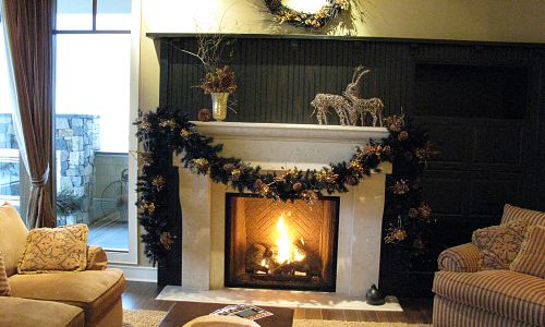 This is a stunning cleanface gas fireplace located in the Rykon Homes showhome in Kelowna.