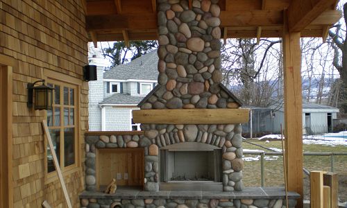 Heat & Glo Montana Outdoor Wood Fireplace